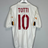 Shop 2003/04 ROMA TOTTI #10 AWAY SHIRT (L) DIADORA, classic football shirts, vintage football shirts & retro soccer jerseys at Cult Kits