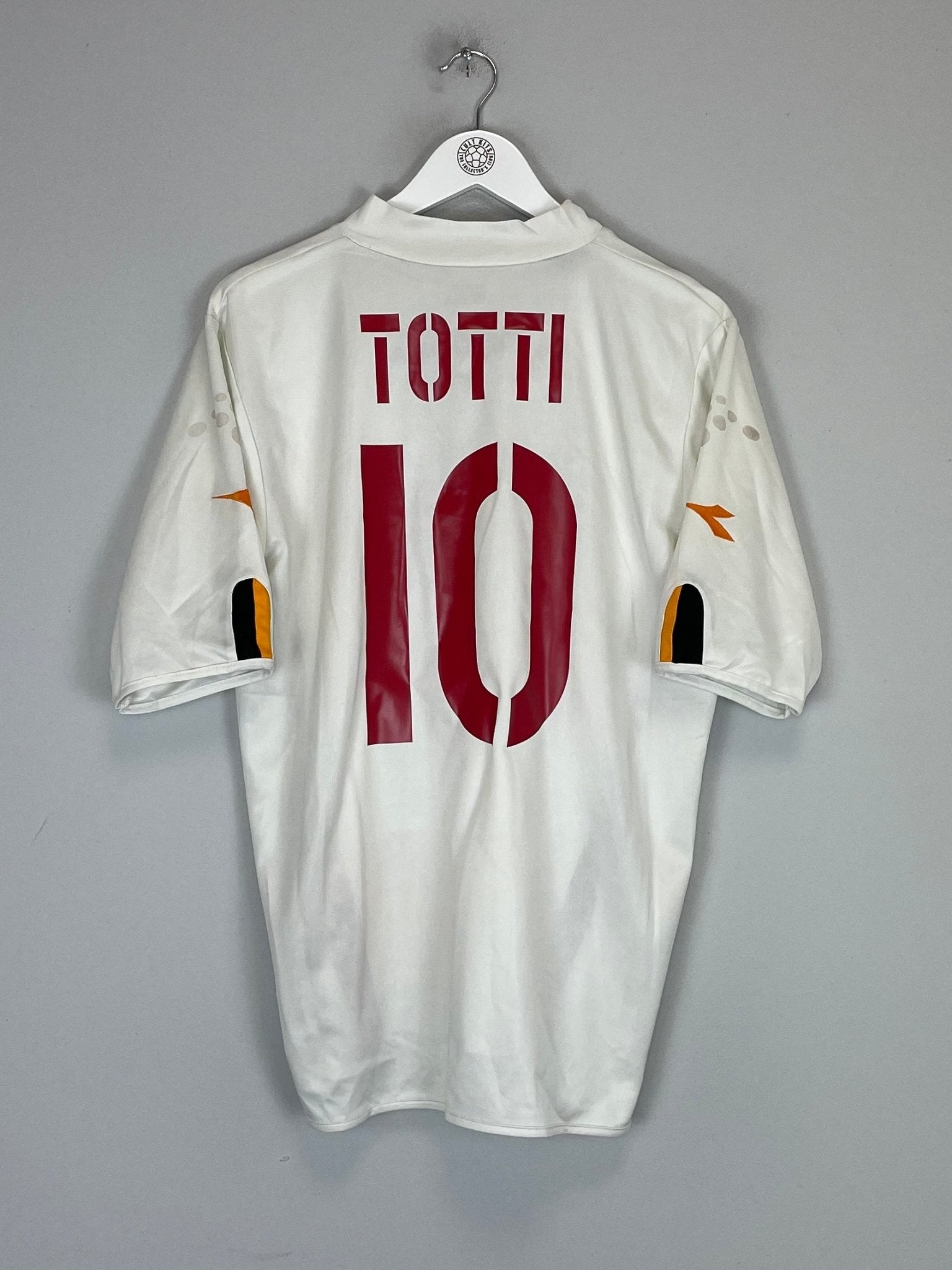 Shop 2003/04 ROMA TOTTI #10 AWAY SHIRT (L) DIADORA, classic football shirts, vintage football shirts & retro soccer jerseys at Cult Kits