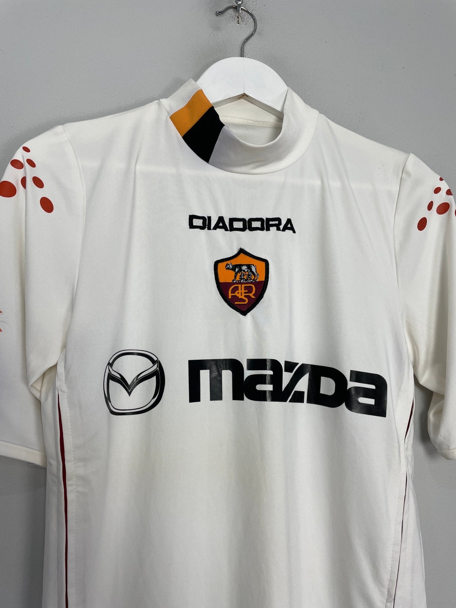 Shop 2003/04 ROMA TOTTI #10 AWAY SHIRT (S) DIADORA, classic football shirts, vintage football shirts & retro soccer jerseys at Cult Kits