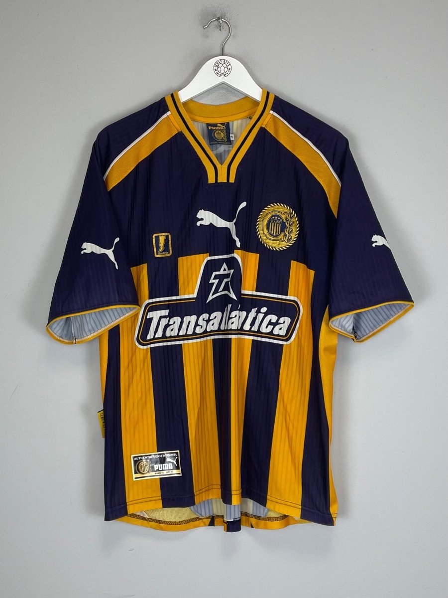 2003/04 ROSARIO CENTRAL 19 HOME SHIRT (M) PUMA - Cult Kits - Medium - Buy Vintage Football Shirts, Authentic Retro Football Shirts For Sale, Classic Football Shirts & Soccer Jersey