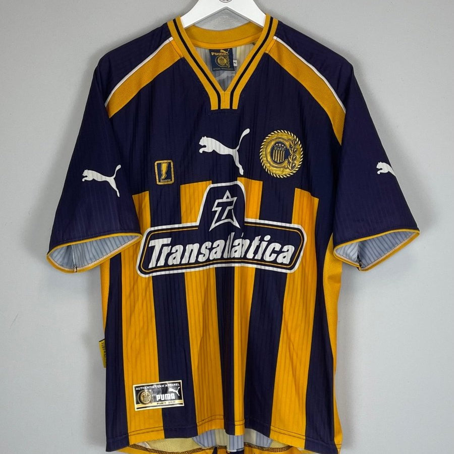 2003/04 ROSARIO CENTRAL 19 HOME SHIRT (M) PUMA - Cult Kits - Medium - Buy Vintage Football Shirts, Authentic Retro Football Shirts For Sale, Classic Football Shirts & Soccer Jersey