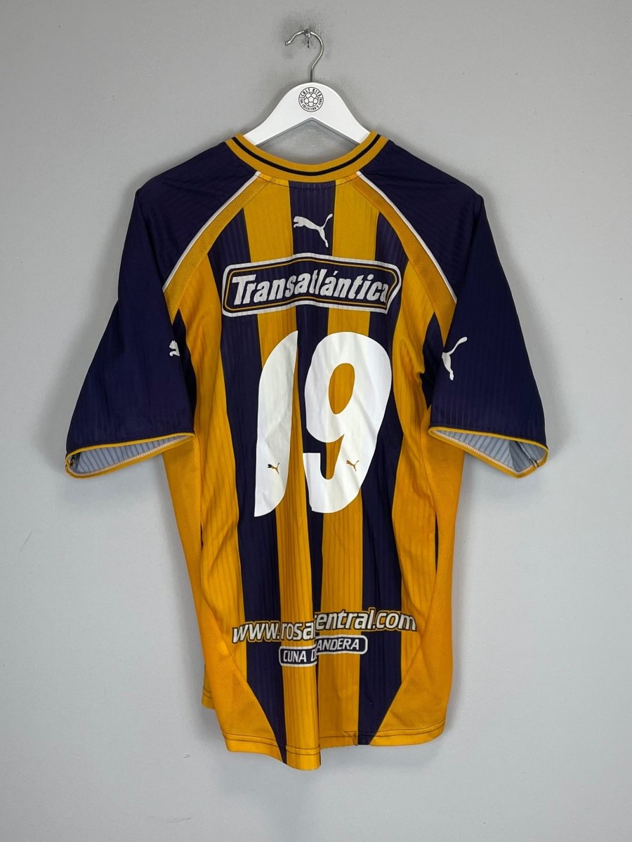 2003/04 ROSARIO CENTRAL 19 HOME SHIRT (M) PUMA - Cult Kits - Medium - Buy Vintage Football Shirts, Authentic Retro Football Shirts For Sale, Classic Football Shirts & Soccer Jersey