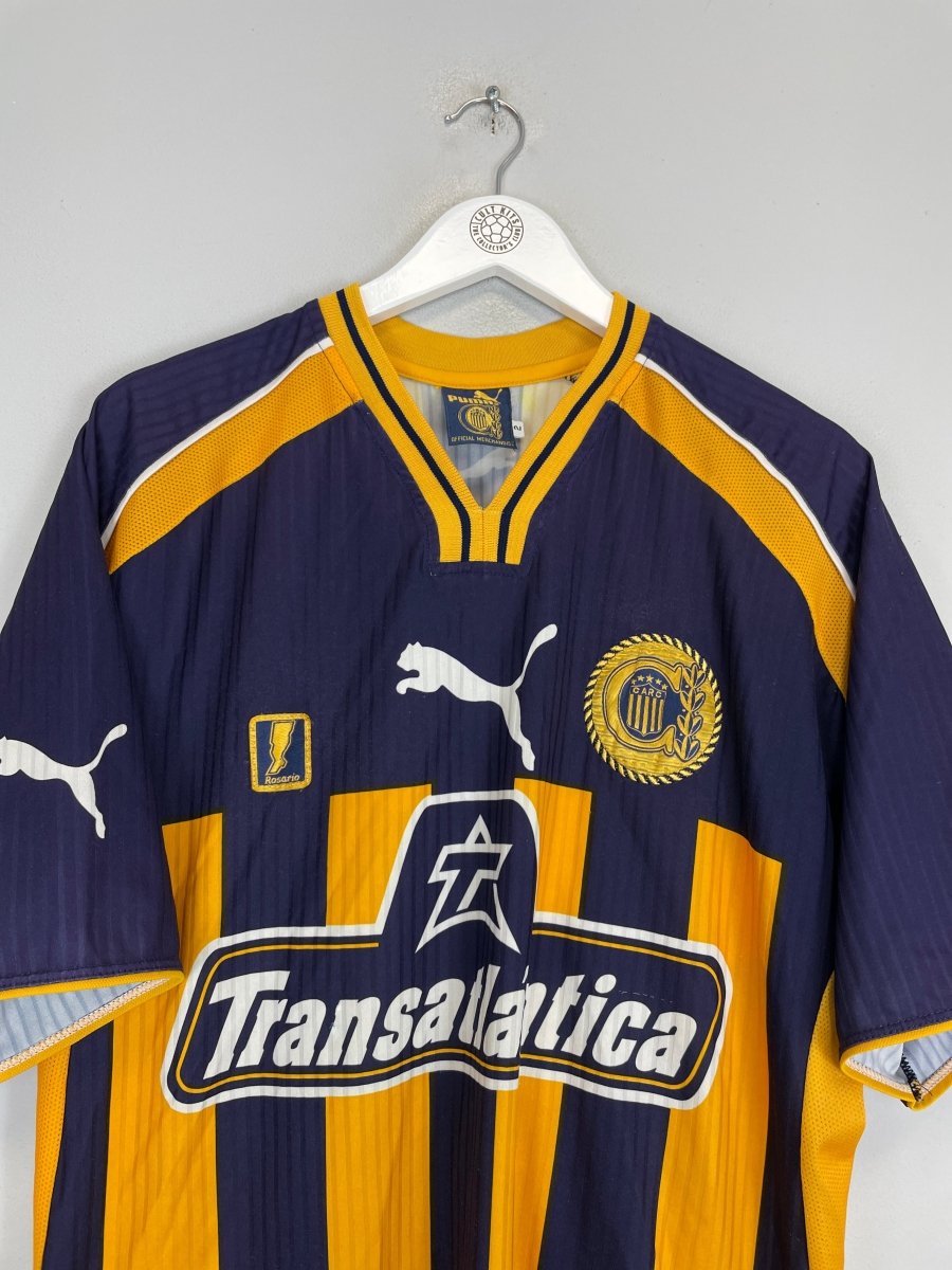 2003/04 ROSARIO CENTRAL 19 HOME SHIRT (M) PUMA - Cult Kits - Medium - Buy Vintage Football Shirts, Authentic Retro Football Shirts For Sale, Classic Football Shirts & Soccer Jersey