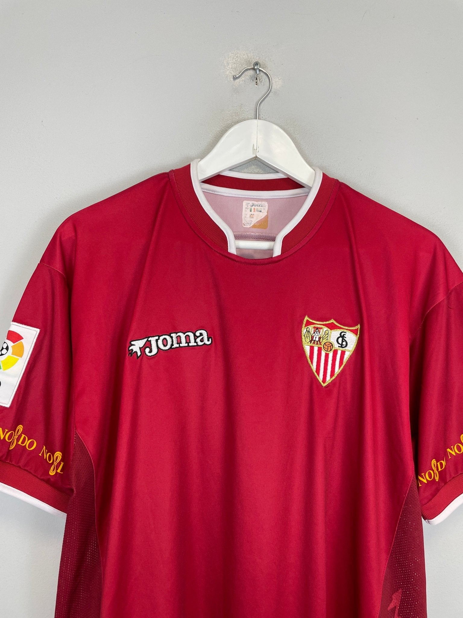 Shop 2003/04 SEVILLA AWAY SHIRT (M) JOMA, classic football shirts, vintage football shirts & retro soccer jerseys at Cult Kits