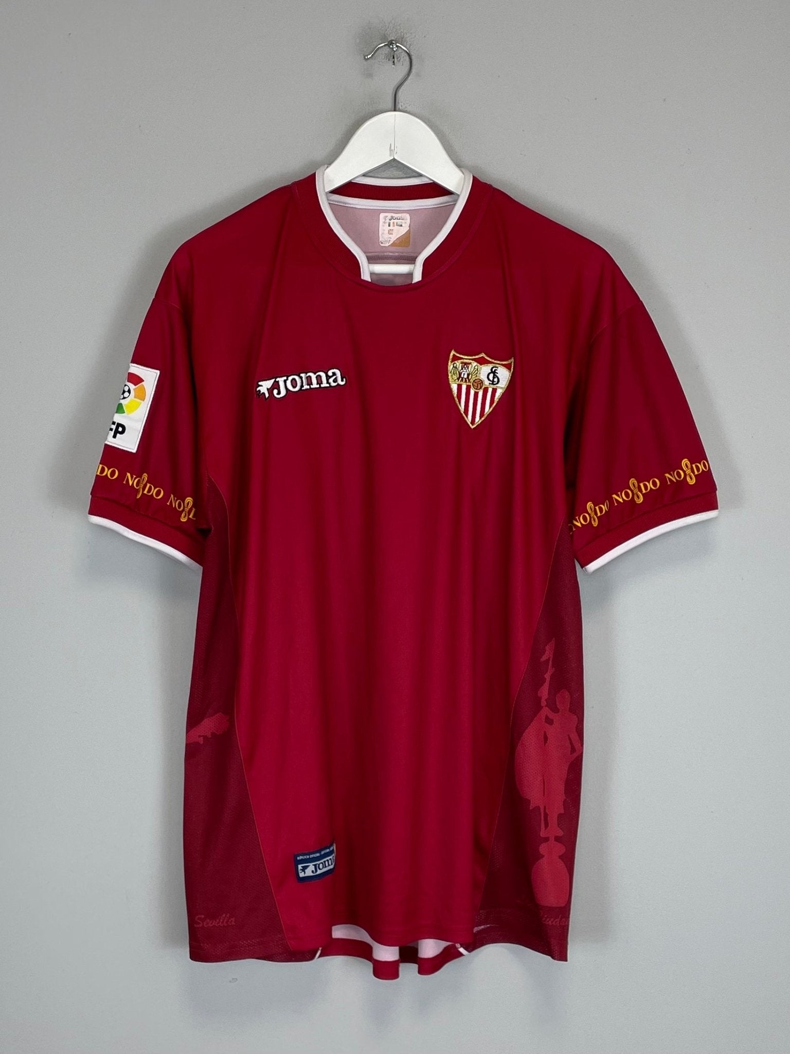 Shop 2003/04 SEVILLA AWAY SHIRT (M) JOMA, classic football shirts, vintage football shirts & retro soccer jerseys at Cult Kits