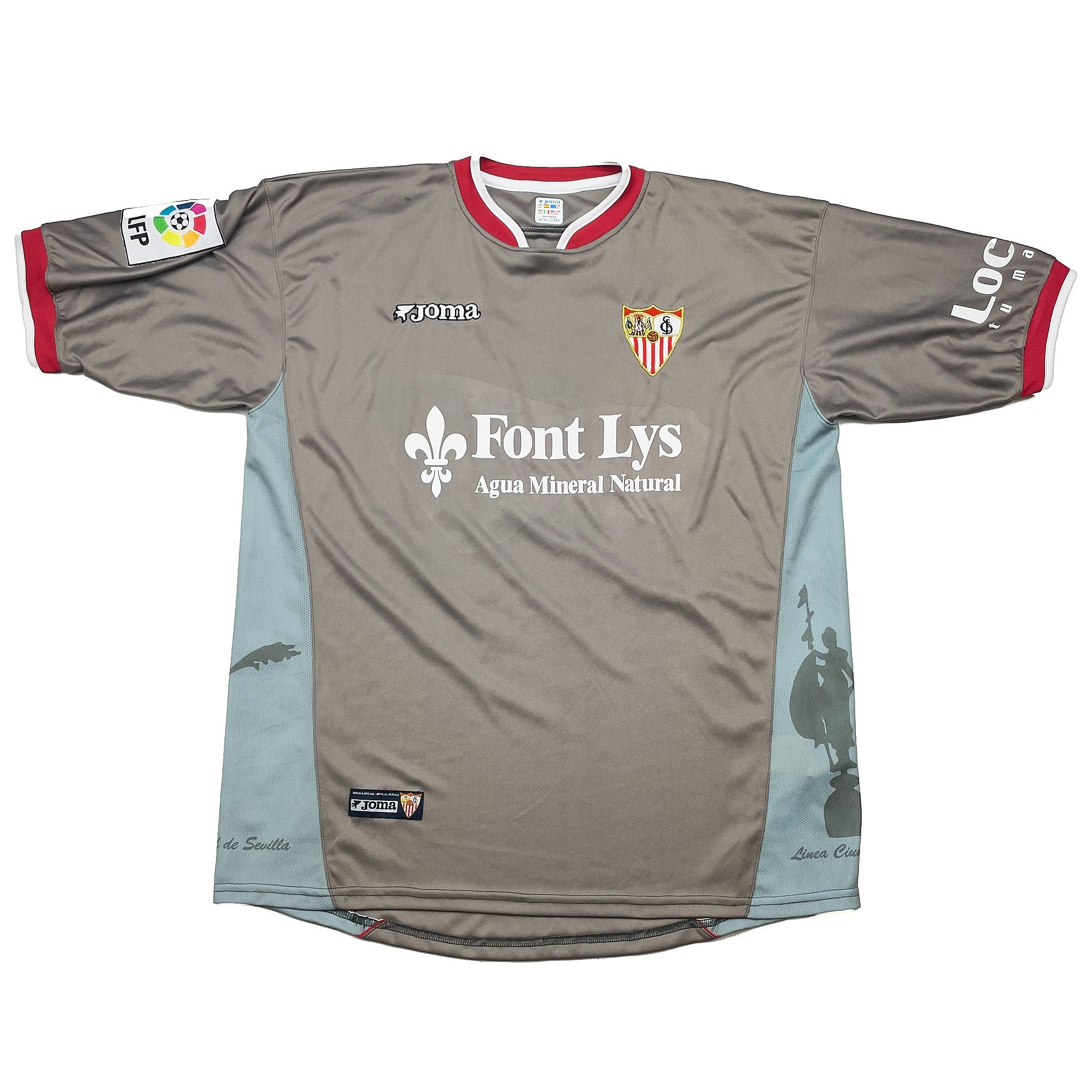 Buy 2003/04 Sevilla Pablo Alfaro 24 *Match Issue* Third Shirt (XL) Joma ~ Free worldwide shipping available ~ Authentic Vintage Football Shirts from Cult Kits