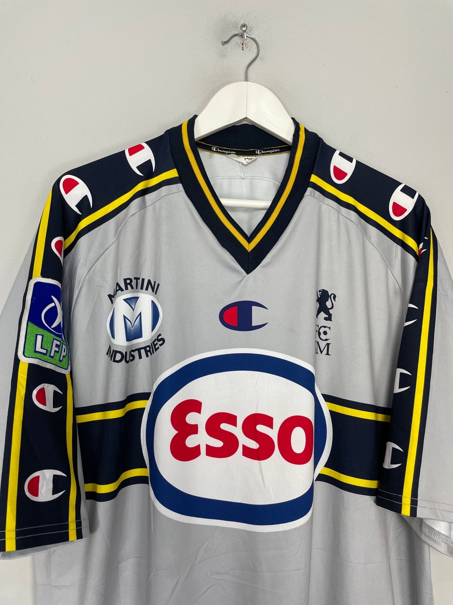 Shop 2003/04 SOCHAUX ZAIRI #29 *PLAYER ISSUE* AWAY SHIRT (XL) CHAMPION, classic football shirts, vintage football shirts & retro soccer jerseys at Cult Kits