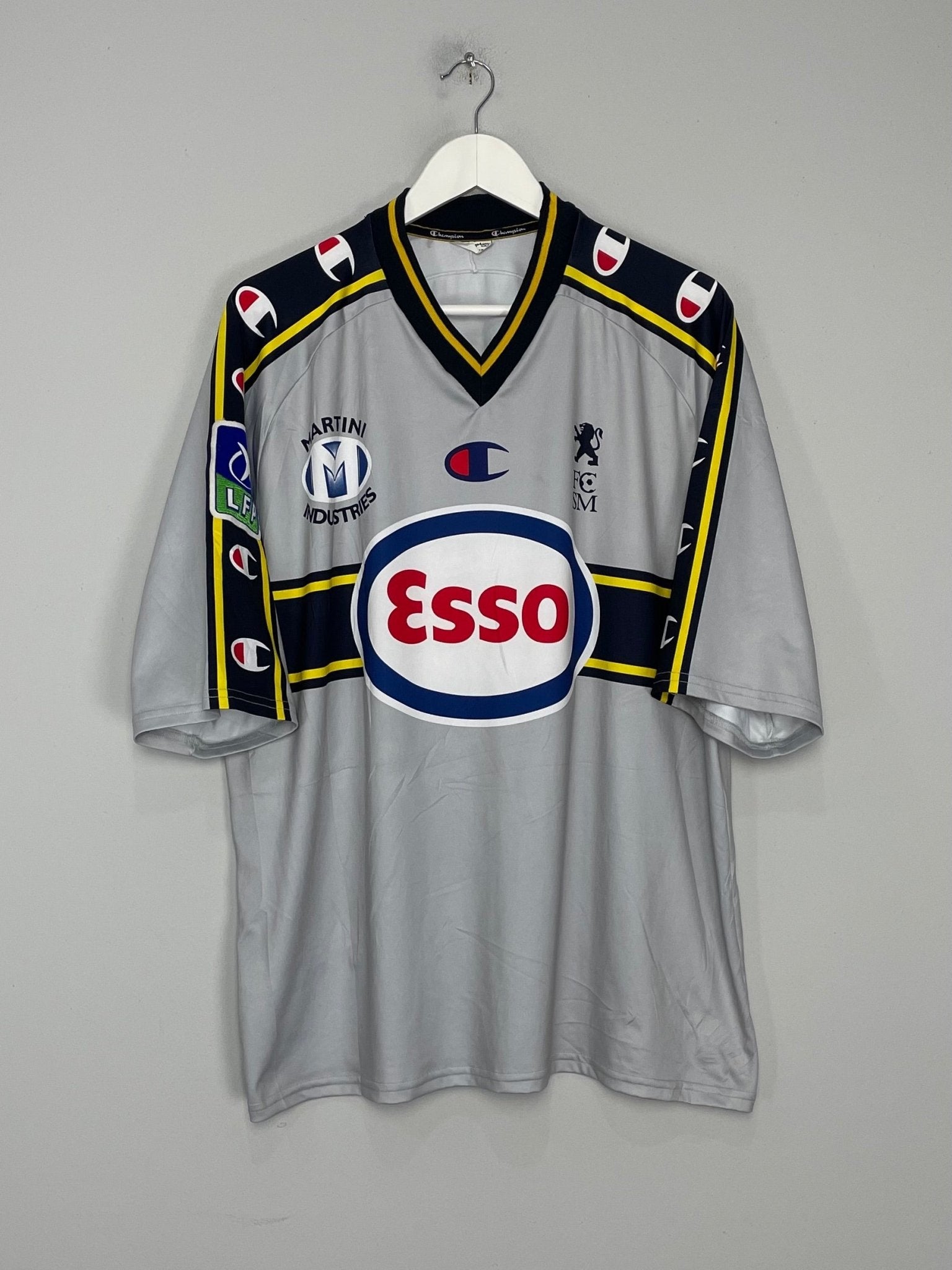 Shop 2003/04 SOCHAUX ZAIRI #29 *PLAYER ISSUE* AWAY SHIRT (XL) CHAMPION, classic football shirts, vintage football shirts & retro soccer jerseys at Cult Kits