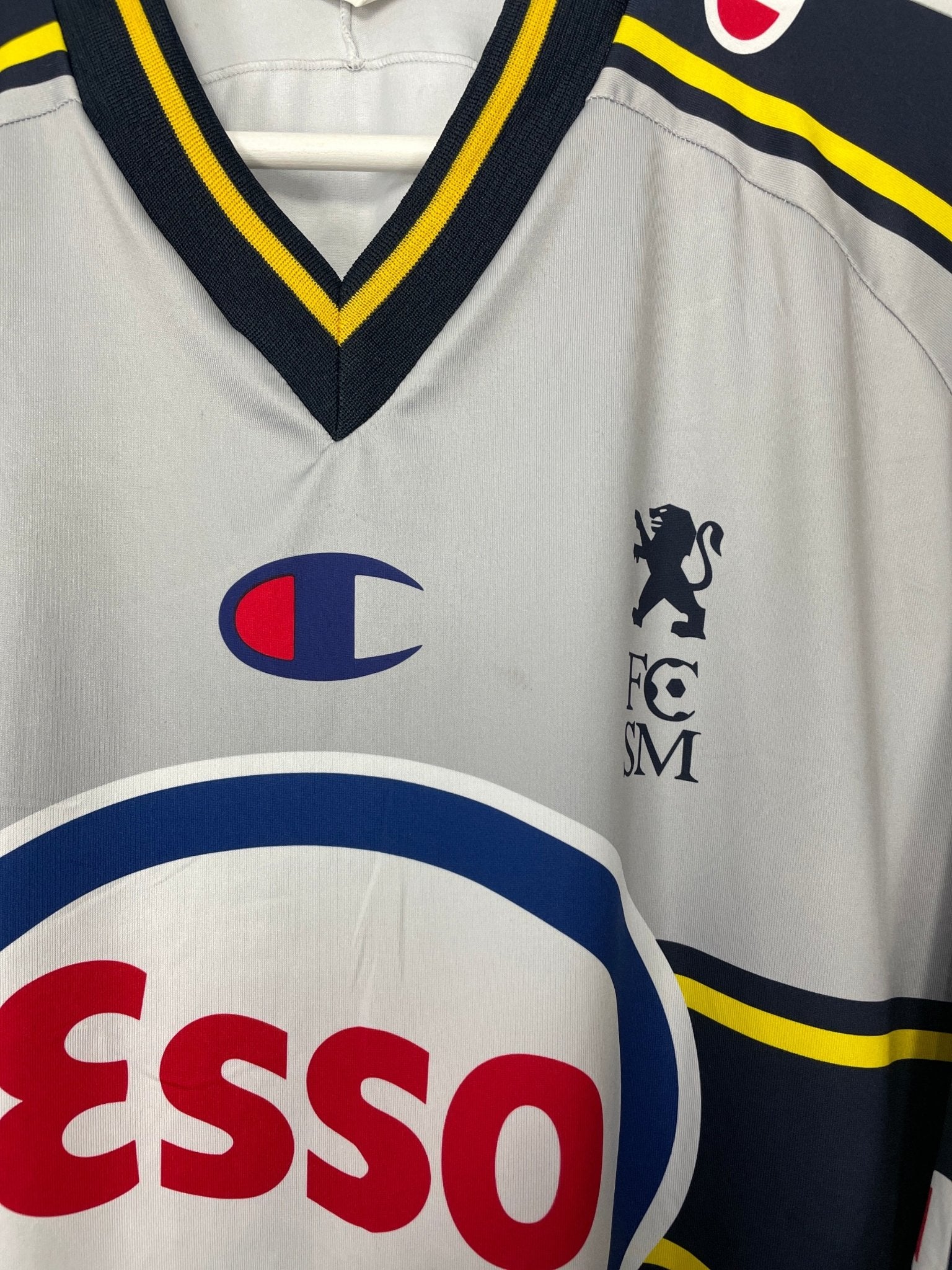 Shop 2003/04 SOCHAUX ZAIRI #29 *PLAYER ISSUE* AWAY SHIRT (XL) CHAMPION, classic football shirts, vintage football shirts & retro soccer jerseys at Cult Kits
