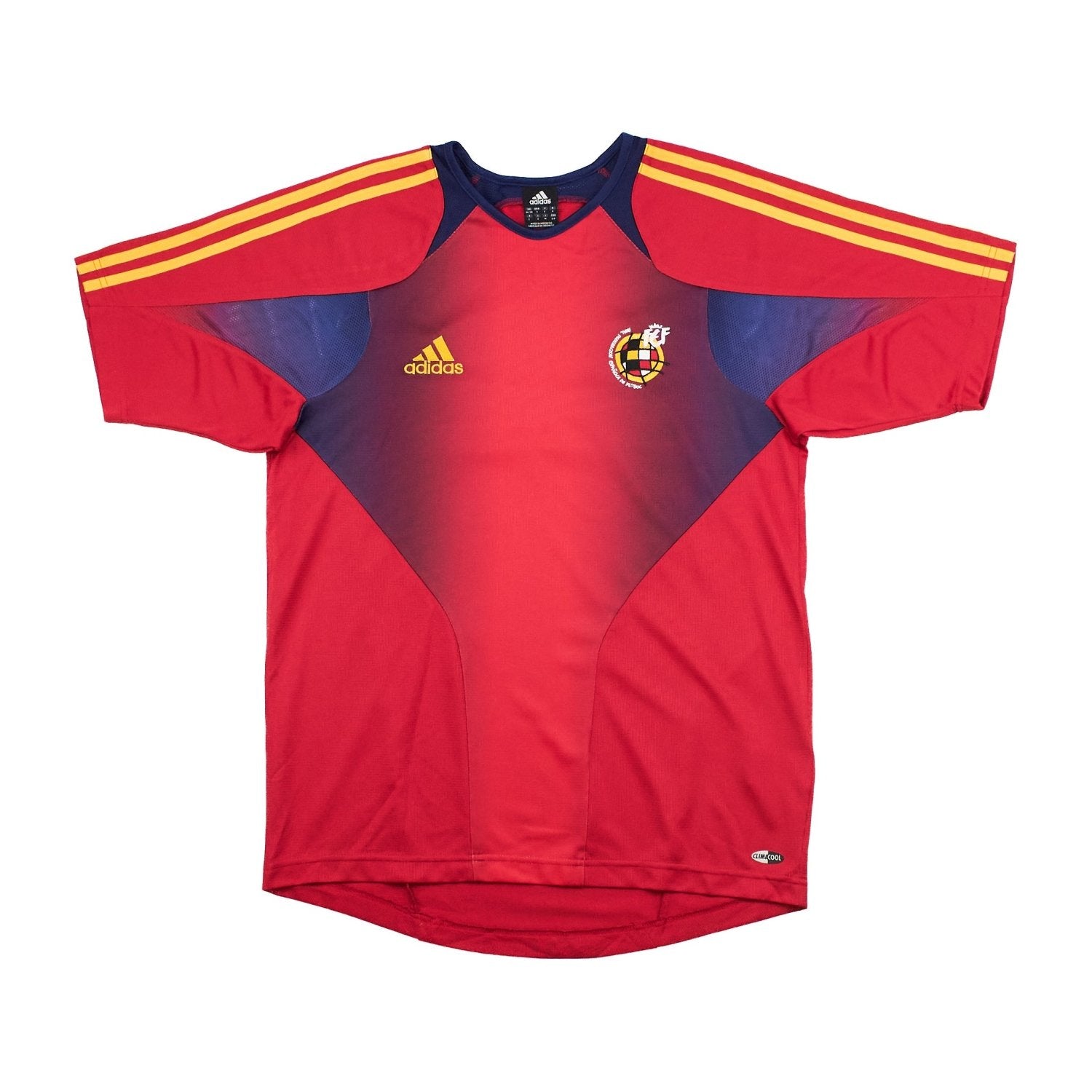 Buy 2003/04 Spain Training Shirt (S) Adidas ~ Free worldwide shipping ~ Authentic Vintage Football Shirts from Cult Kits