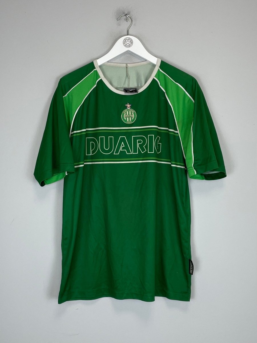 2003/04 ST ETIENNE TRAINING SHIRT (L) DUARIG - Cult Kits - Large - Buy Vintage Football Shirts, Authentic Retro Football Shirts For Sale, Classic Football Shirts & Soccer Jersey