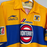 Shop 2003/04 TIGRES HOME SHIRT (XL) ATLETICA, classic football shirts, vintage football shirts & retro soccer jerseys at Cult Kits
