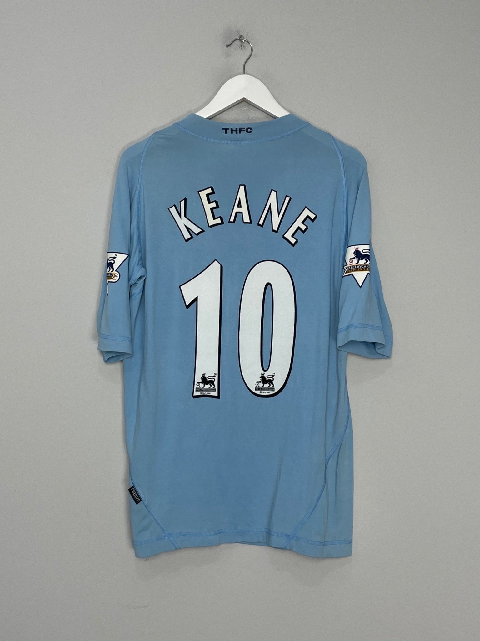 Shop 2003/04 TOTTENHAM KEANE #10 AWAY SHIRT (L) KAPPA, classic football shirts, vintage football shirts & retro soccer jerseys at Cult Kits