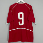 Shop 2003/04 TURKEY #9 HOME SHIRT (XL) NIKE, classic football shirts, vintage football shirts & retro soccer jerseys at Cult Kits
