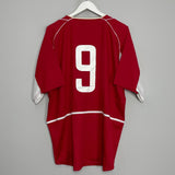Shop 2003/04 TURKEY #9 HOME SHIRT (XXL) NIKE, classic football shirts, vintage football shirts & retro soccer jerseys at Cult Kits
