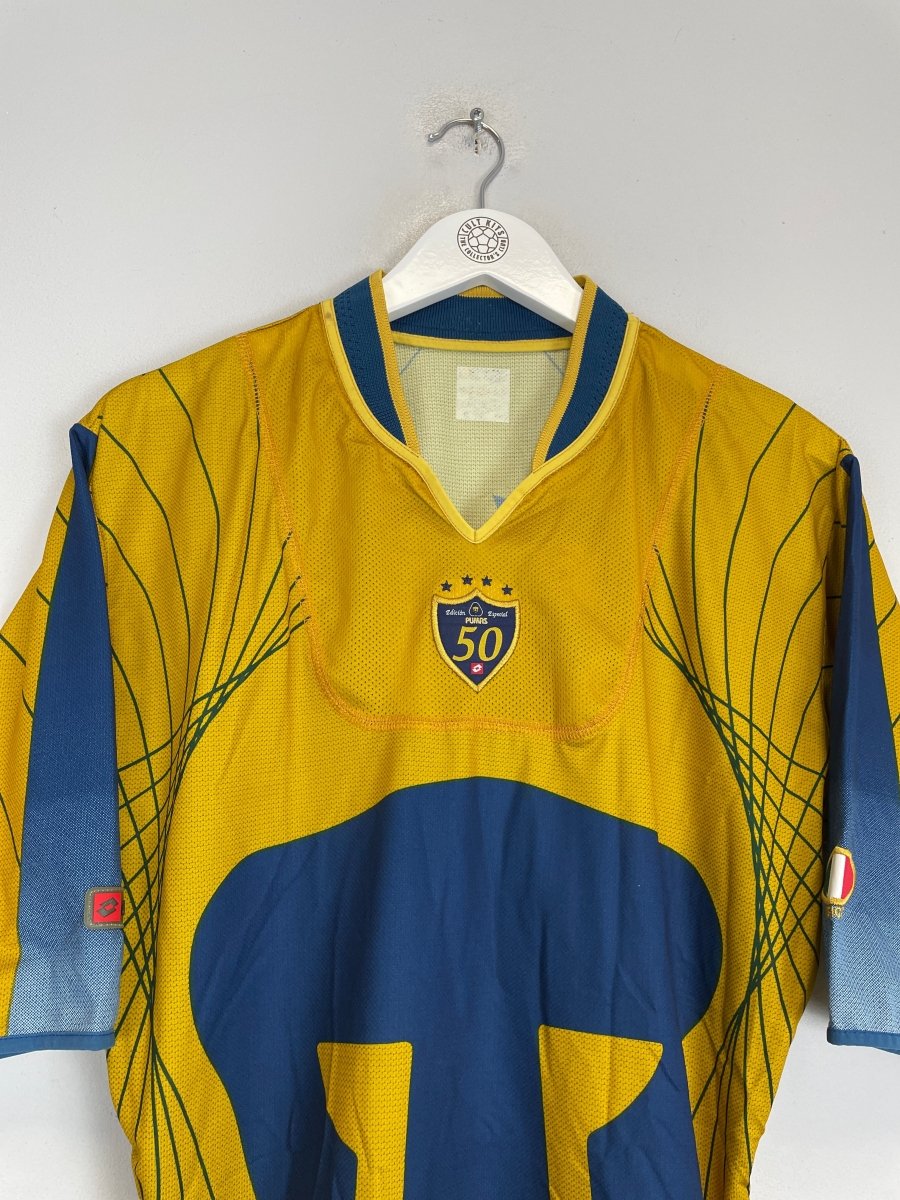 2003/04 UNAM PUMAS *50 YEAR* SPECIAL SHIRT (L) LOTTO - Cult Kits - Large - Buy Vintage Football Shirts, Authentic Retro Football Shirts For Sale, Classic Football Shirts & Soccer Jersey
