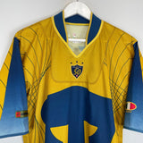 Shop 2003/04 UNAM PUMAS *50 YEARS* HOME SHIRT (L) LOTTO, classic football shirts, vintage football shirts & retro soccer jerseys at Cult Kits