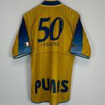 Shop 2003/04 UNAM PUMAS *50 YEARS* HOME SHIRT (L) LOTTO, classic football shirts, vintage football shirts & retro soccer jerseys at Cult Kits