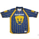 Buy 2003/04 UNAM PUMAS AWAY SHIRT (XL) LOTTO ~ Free worldwide shipping available ~ Authentic Vintage Football Shirts from Cult Kits