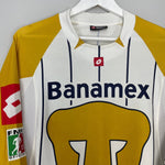 Shop 2003/04 UNAM PUMAS HOME SHIRT (L) LOTTO, classic football shirts, vintage football shirts & retro soccer jerseys at Cult Kits