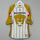 Shop 2003/04 UNAM PUMAS HOME SHIRT (L) LOTTO, classic football shirts, vintage football shirts & retro soccer jerseys at Cult Kits