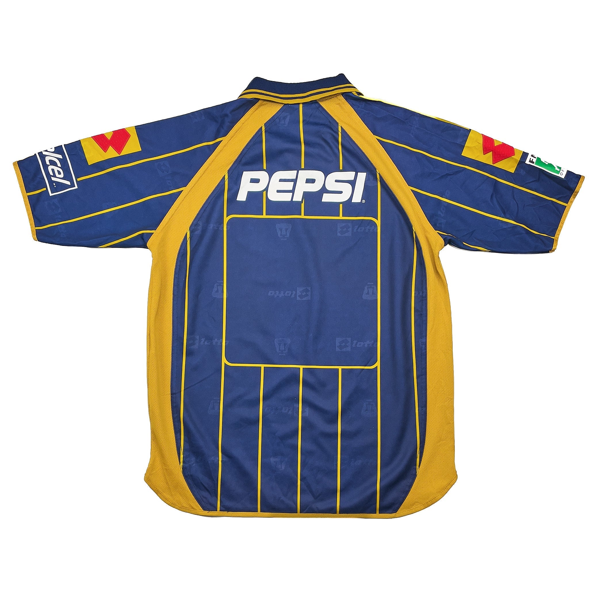Buy 2003/04 UNAM Pumas Home Shirt (M) Lotto ~ Free worldwide shipping available ~ Authentic Vintage Football Shirts from Cult Kits