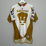 Shop 2003/04 UNAM PUMAS HOME SHIRT (M) LOTTO, classic football shirts, vintage football shirts & retro soccer jerseys at Cult Kits