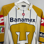 Shop 2003/04 UNAM PUMAS HOME SHIRT (M) LOTTO, classic football shirts, vintage football shirts & retro soccer jerseys at Cult Kits