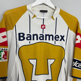 Shop 2003/04 UNAM PUMAS HOME SHIRT (M) LOTTO, classic football shirts, vintage football shirts & retro soccer jerseys at Cult Kits