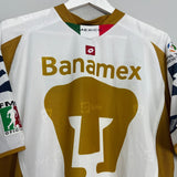 Shop 2003/04 UNAM PUMAS HOME SHIRT (M) LOTTO, classic football shirts, vintage football shirts & retro soccer jerseys at Cult Kits