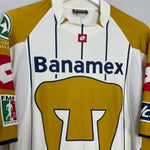 Shop 2003/04 UNAM PUMAS HOME SHIRT (S) LOTTO, classic football shirts, vintage football shirts & retro soccer jerseys at Cult Kits