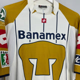Shop 2003/04 UNAM PUMAS HOME SHIRT (S) LOTTO, classic football shirts, vintage football shirts & retro soccer jerseys at Cult Kits