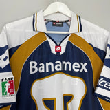 Shop 2003/04 UNAM PUMAS HOME SHIRT (XL) LOTTO, classic football shirts, vintage football shirts & retro soccer jerseys at Cult Kits