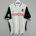 Shop 2003/04 VALENCIA HOME SHIRT (L) NIKE, classic football shirts, vintage football shirts & retro soccer jerseys at Cult Kits