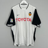 Shop 2003/04 VALENCIA HOME SHIRT (L) NIKE, classic football shirts, vintage football shirts & retro soccer jerseys at Cult Kits