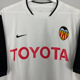 Shop 2003/04 VALENCIA HOME SHIRT (L) NIKE, classic football shirts, vintage football shirts & retro soccer jerseys at Cult Kits