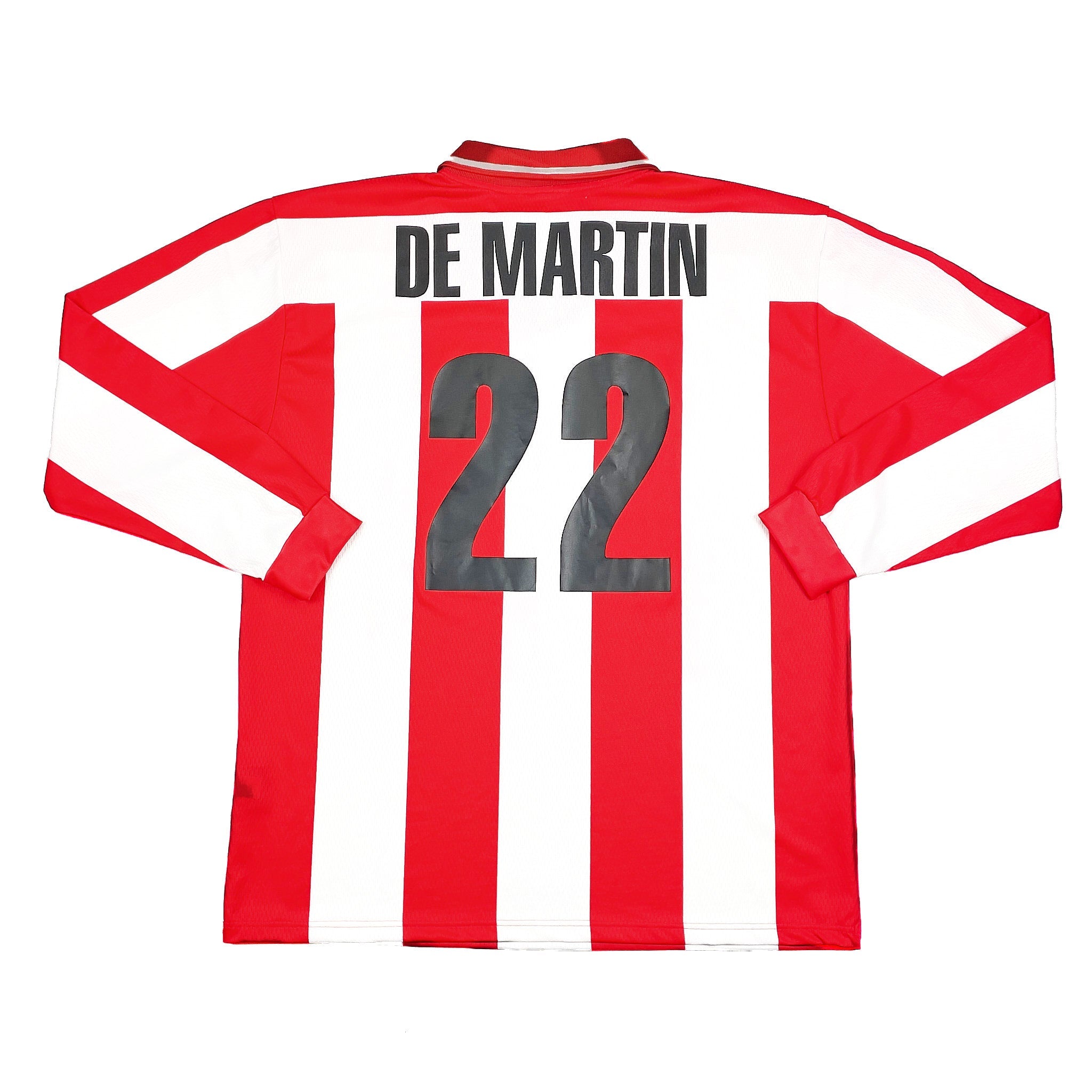 2003-04-vicenza-de-martin-22-match-issue-home-shirt-xl-biemme