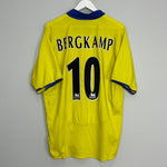 Shop 2003/05 ARSENAL BERGKAMP #10 AWAY SHIRT (XL) NIKE, classic football shirts, vintage football shirts & retro soccer jerseys at Cult Kits