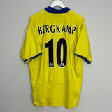 Shop 2003/05 ARSENAL BERGKAMP #10 AWAY SHIRT (XL) NIKE, classic football shirts, vintage football shirts & retro soccer jerseys at Cult Kits