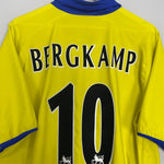 Shop 2003/05 ARSENAL BERGKAMP #10 AWAY SHIRT (XL) NIKE, classic football shirts, vintage football shirts & retro soccer jerseys at Cult Kits