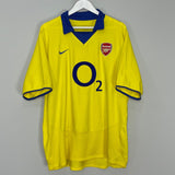 Shop 2003/05 ARSENAL HENRY #14 AWAY SHIRT (XL) NIKE, classic football shirts, vintage football shirts & retro soccer jerseys at Cult Kits