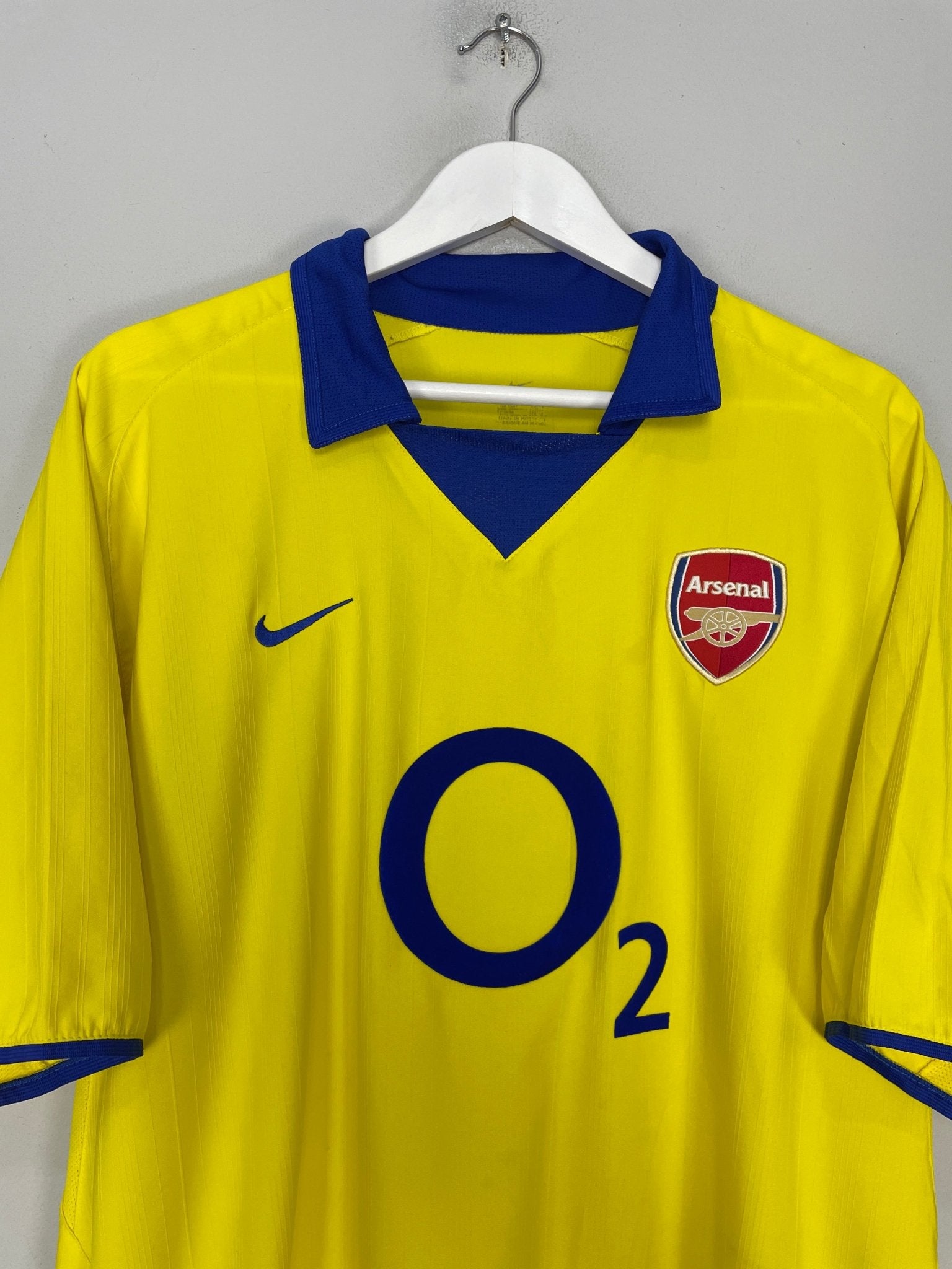 Shop 2003/05 ARSENAL HENRY #14 AWAY SHIRT (XL) NIKE, classic football shirts, vintage football shirts & retro soccer jerseys at Cult Kits