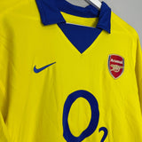 Shop 2003/05 ARSENAL PIRES #7 AWAY SHIRT (L) NIKE, classic football shirts, vintage football shirts & retro soccer jerseys at Cult Kits