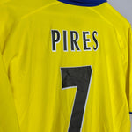 Shop 2003/05 ARSENAL PIRES #7 AWAY SHIRT (L) NIKE, classic football shirts, vintage football shirts & retro soccer jerseys at Cult Kits