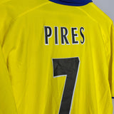 Shop 2003/05 ARSENAL PIRES #7 AWAY SHIRT (L) NIKE, classic football shirts, vintage football shirts & retro soccer jerseys at Cult Kits