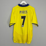 Shop 2003/05 ARSENAL PIRES #7 AWAY SHIRT (L) NIKE, classic football shirts, vintage football shirts & retro soccer jerseys at Cult Kits