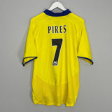 Shop 2003/05 ARSENAL PIRES #7 AWAY SHIRT (L) NIKE, classic football shirts, vintage football shirts & retro soccer jerseys at Cult Kits