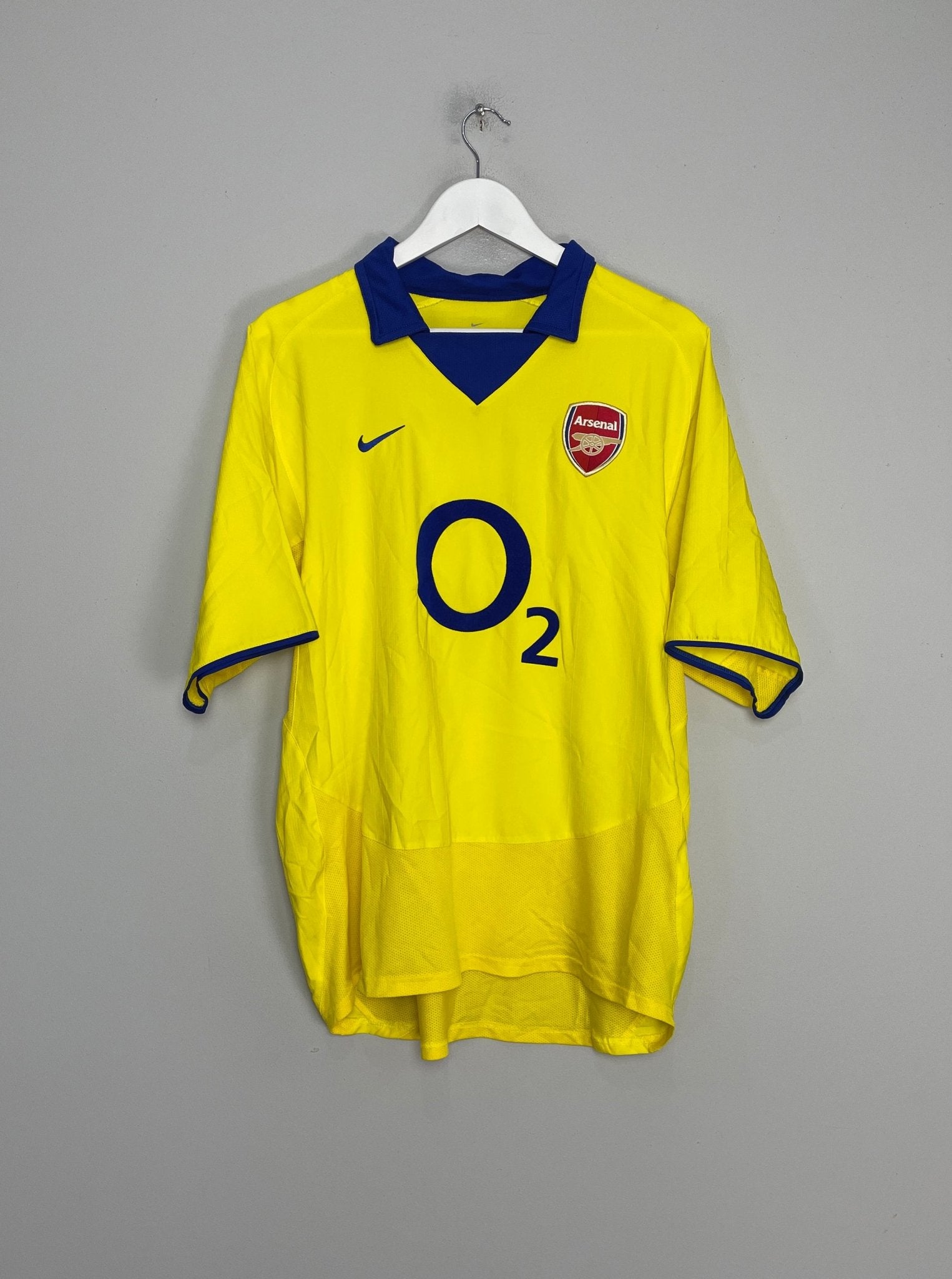 Shop 2003/05 ARSENAL PIRES #7 AWAY SHIRT (L) NIKE, classic football shirts, vintage football shirts & retro soccer jerseys at Cult Kits