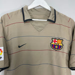 Shop 2003/05 BARCELONA SAVIOLA #7 AWAY SHIRT (M) NIKE, classic football shirts, vintage football shirts & retro soccer jerseys at Cult Kits