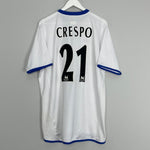Shop 2003/05 CHELSEA CRESPO #21 AWAY SHIRT (XL) UMBRO, classic football shirts, vintage football shirts & retro soccer jerseys at Cult Kits